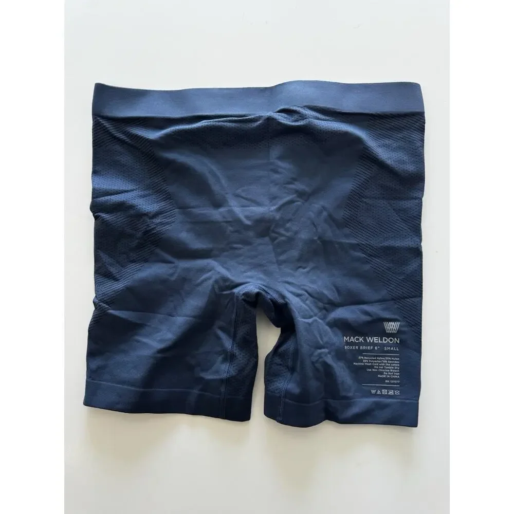 Mack Weldon Men's Boxer Brief 6” True Navy Small